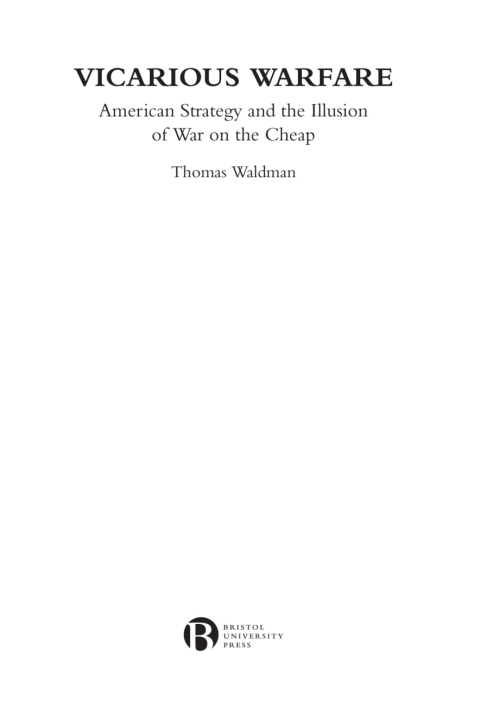 Cover image for book Vicarious Warfare