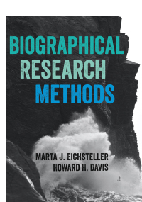 Cover image: Biographical Research Methods 1st edition 9781529730852