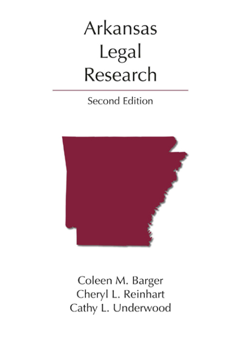 Cover image for book Arkansas Legal Research