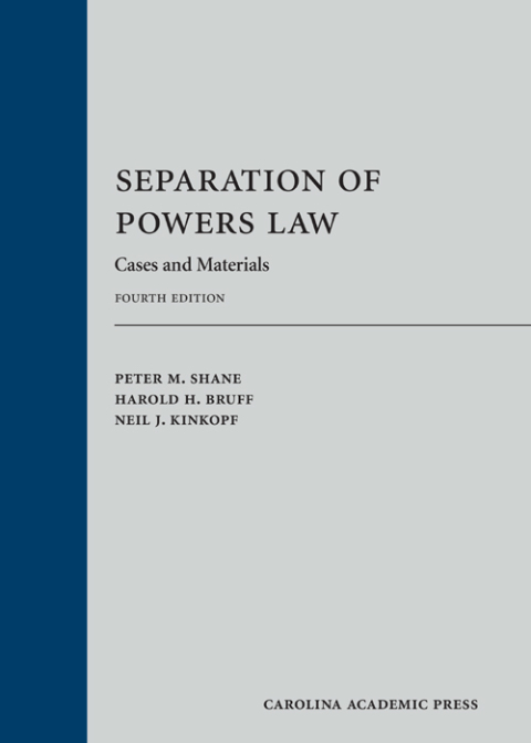 Cover image for book Separation of Powers Law: Cases and Materials