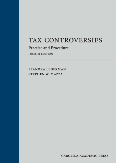 Cover image for book Tax Controversies: Practice and Procedure