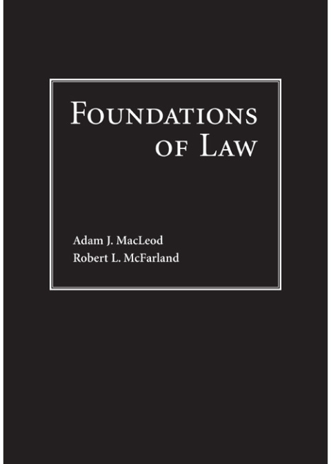 Cover image for book Foundations of Law
