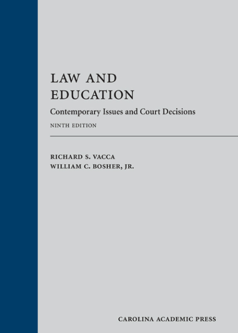 Cover image for book Law and Education: Contemporary Issues and Court Decisions