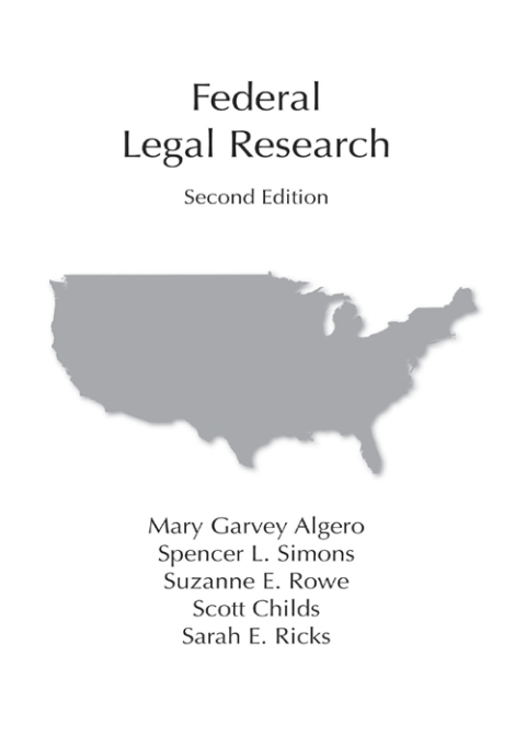Cover image for book Federal Legal Research