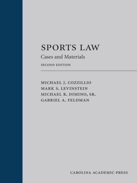 Cover image for book Sports Law: Cases and Materials, Revised Printing