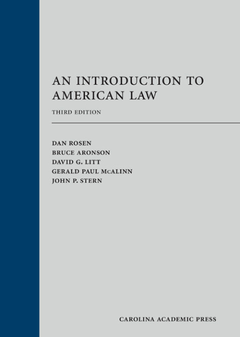 Cover image for book An Introduction to American Law