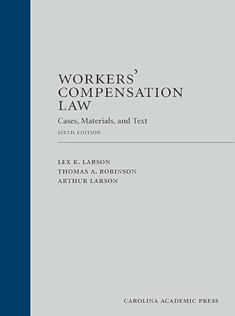 Cover image for book Workers' Compensation Law: Cases, Materials, and Text