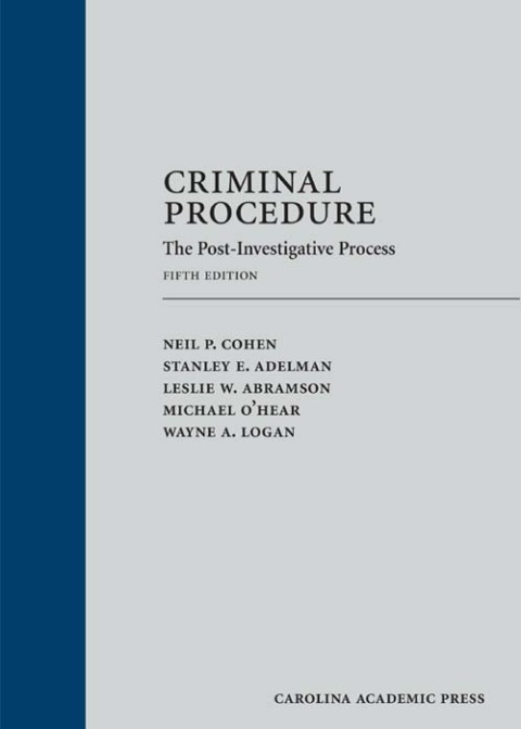 Cover image for book Criminal Procedure: The Post-Investigative Process