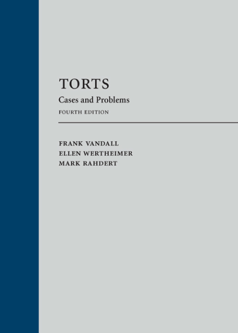 Cover image for book Torts: Cases and Problems