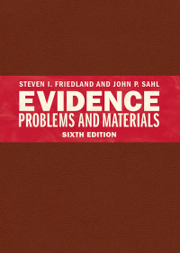 صورة الغلاف: Evidence Problems and Materials 6th edition 9781531013196