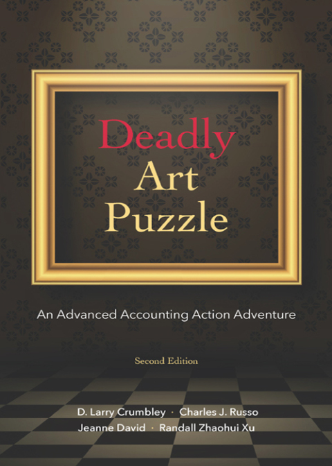 Cover image for book Deadly Art Puzzle: An Advanced Accounting Action Adventure