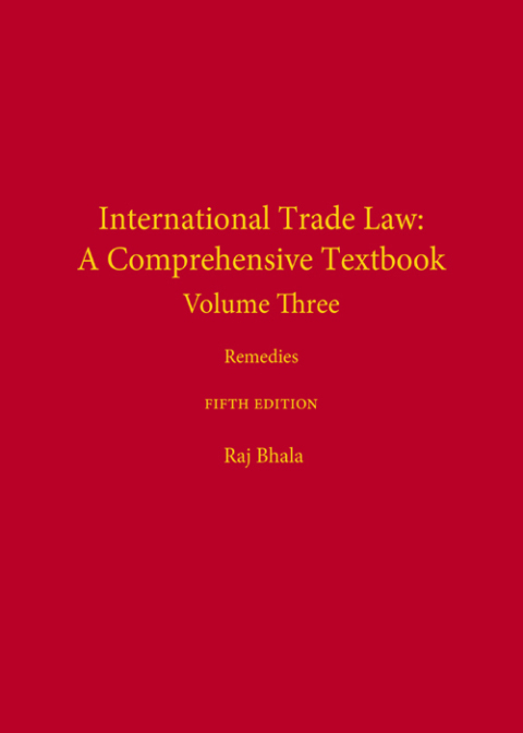 Cover image for book International Trade Law: A Comprehensive Textbook, Volume 3: Remedies