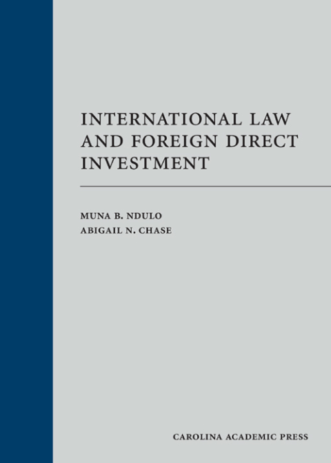 Cover image for book International Law and Foreign Direct Investment