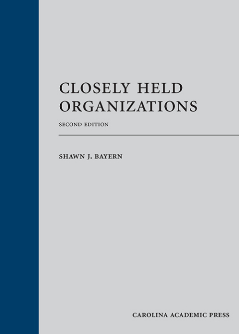 Cover image for book Closely Held Organizations