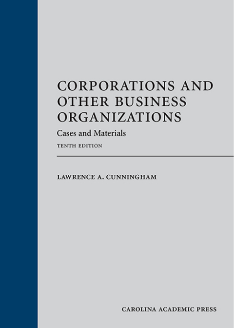 Cover image for book Corporations and Other Business Organizations: Cases and Materials