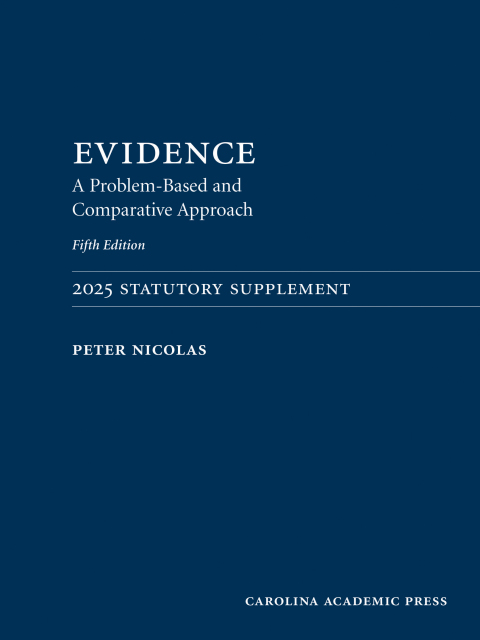 Cover image for book Evidence: 2025 Statutory Supplement