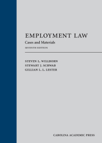 صورة الغلاف: Employment Law: Cases and Materials 7th edition 9781531022471