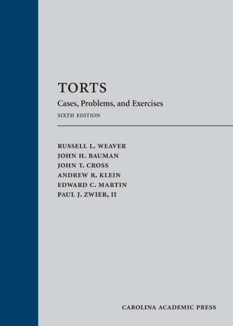 Cover image for book Torts: Cases, Problems, and Exercises