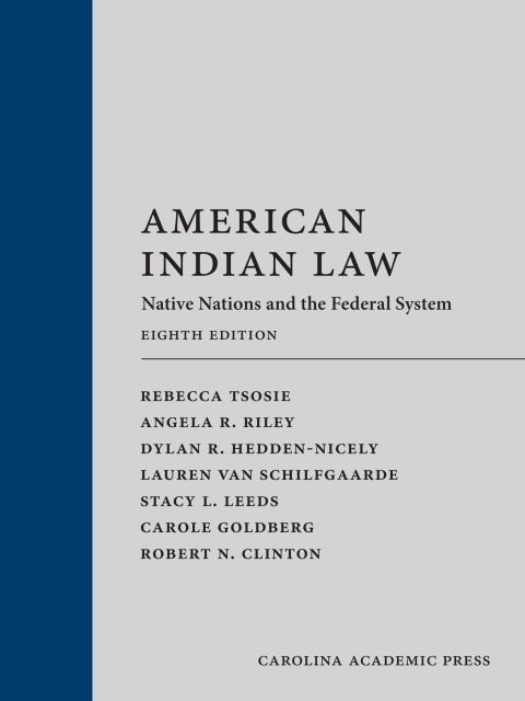 Cover image for book American Indian Law: Native Nations and the Federal System