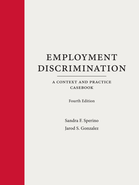 Cover image for book Employment Discrimination: A Context and Practice Casebook
