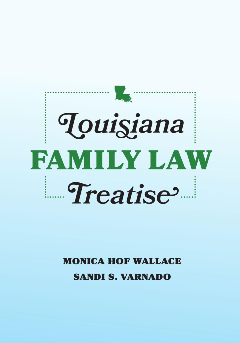 Cover image for book Louisiana Family Law Treatise