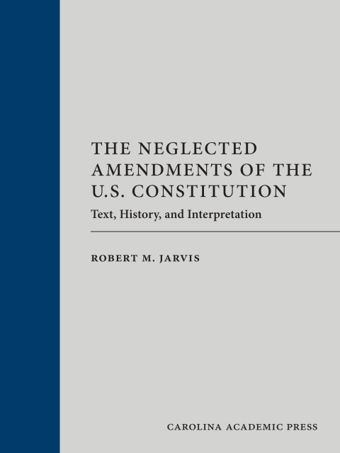 Cover image for book The Neglected Amendments of the U.S. Constitution: Text, History, and Interpretation