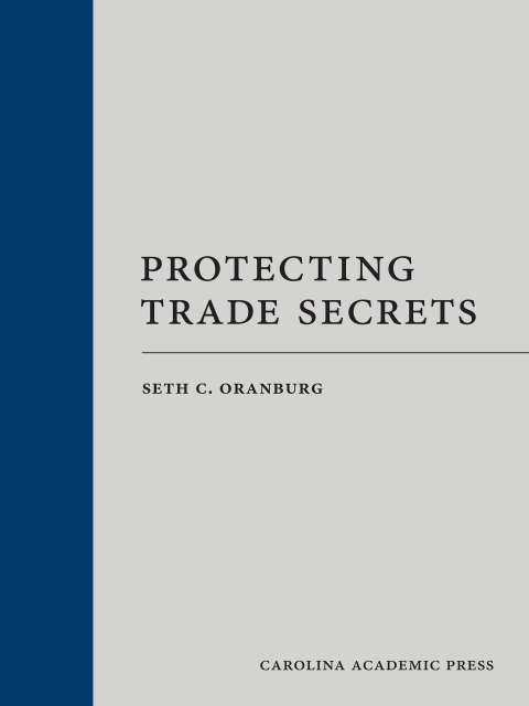 Cover image for book Protecting Trade Secrets