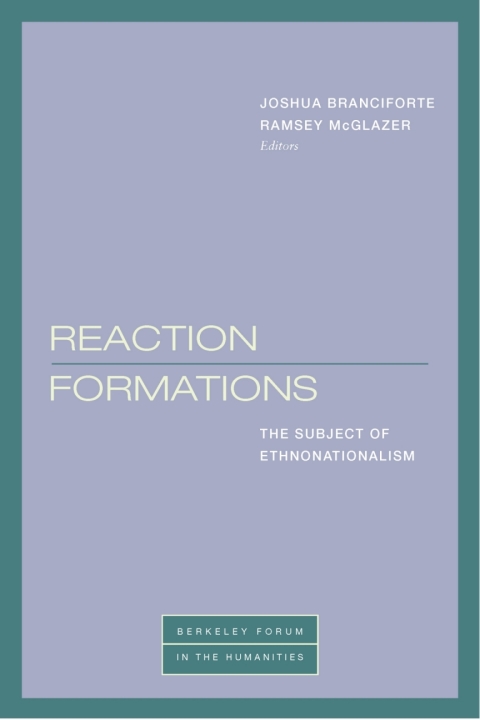 Cover image for book Reaction Formations