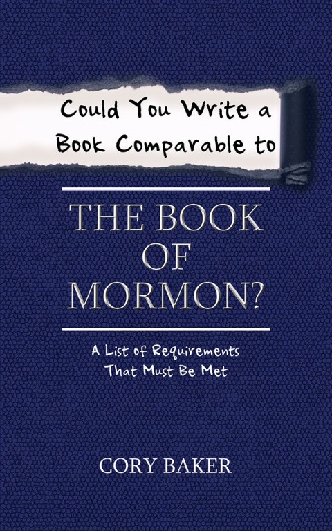 Cover image for book Could You Write a Book Comparable to the Book of Mormon?