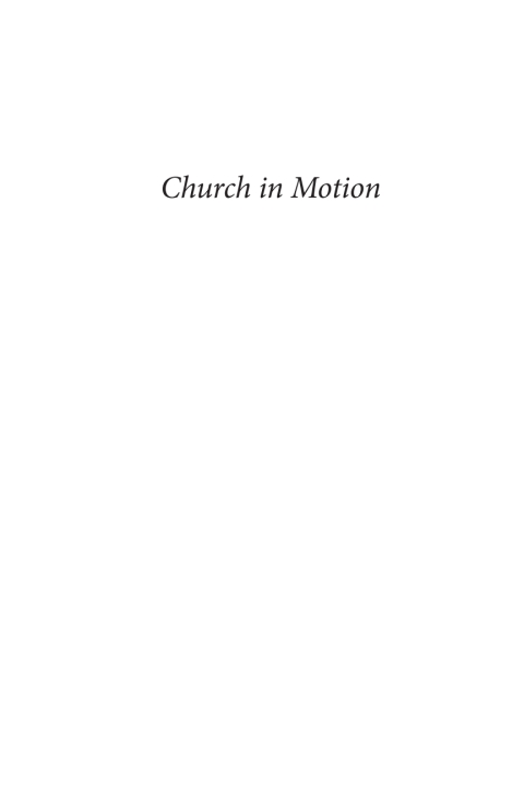Cover image for book Church in Motion