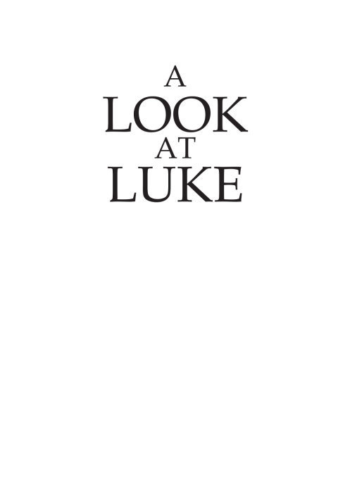 Cover image for book A Look At Luke