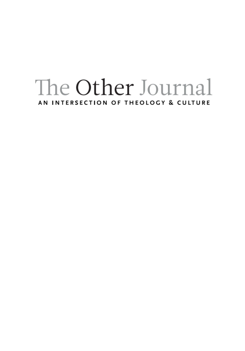Cover image for book The Other Journal: Environment