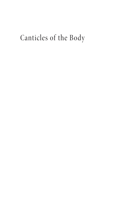 Cover image for book Canticles of the Body