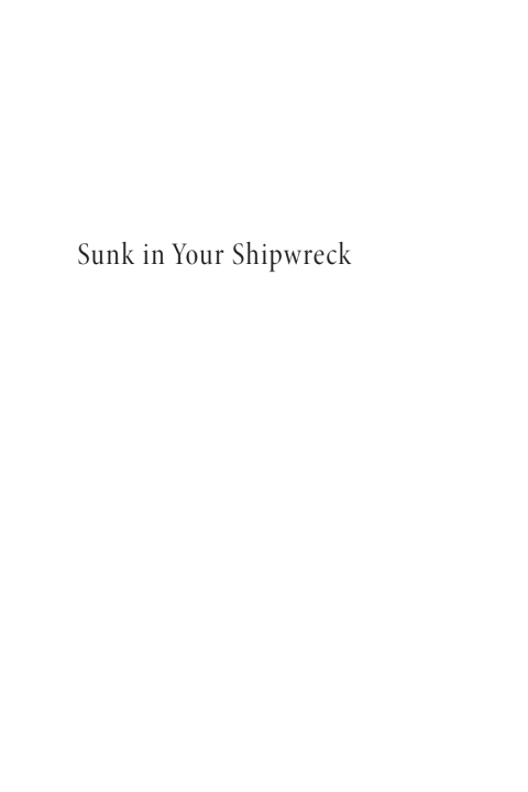 Cover image for book Sunk in Your Shipwreck