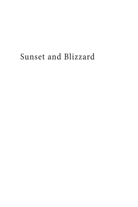 Cover image for book Sunset and Blizzard