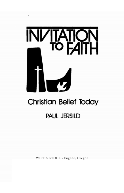 Cover image for book Invitation to Faith