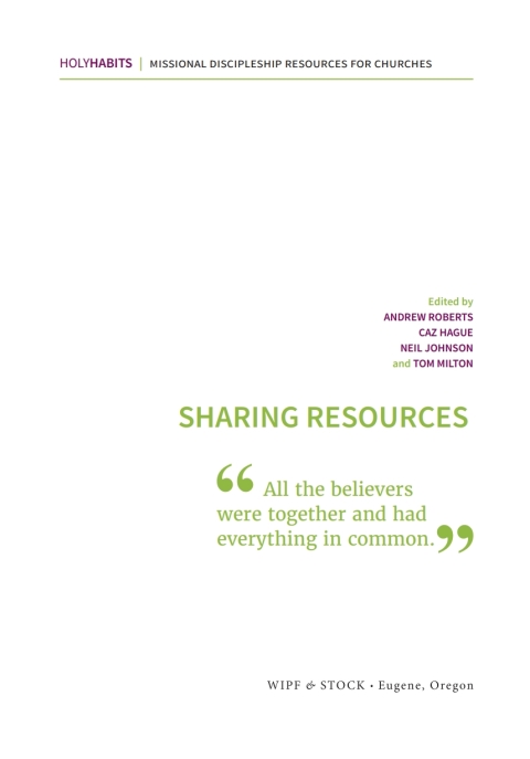 Cover image for book Holy Habits: Sharing Resources