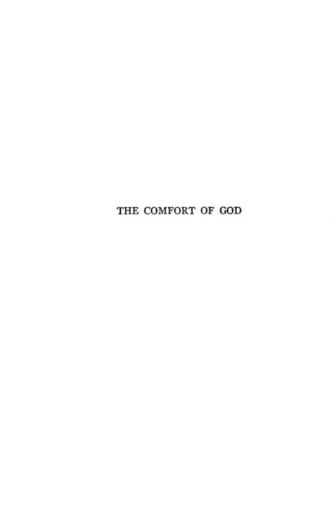 Cover image for book The Comfort of God
