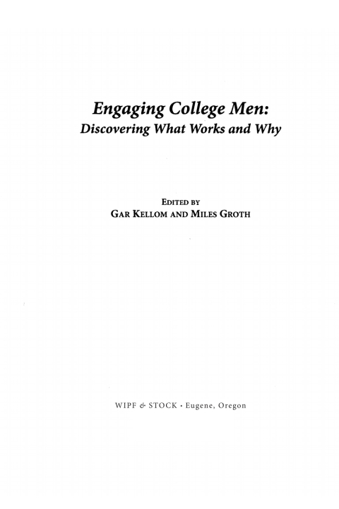 Cover image for book Engaging College Men