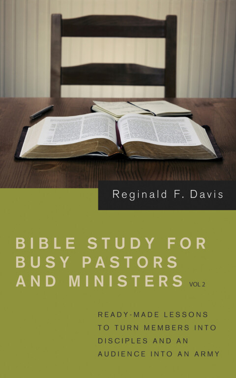 Cover image for book Bible Study for Busy Pastors and Ministers, Volume 2