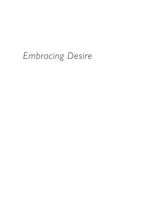 Cover image for book Embracing Desire