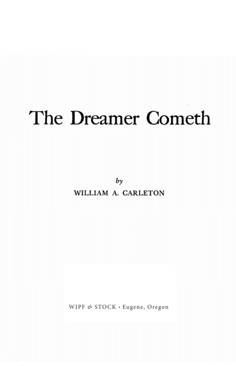 Cover image for book The Dreamer Cometh