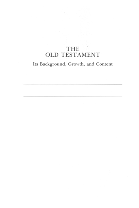 Cover image for book The Old Testament