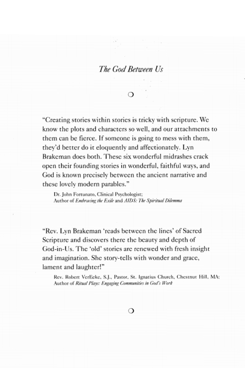 Cover image for book The God Between Us