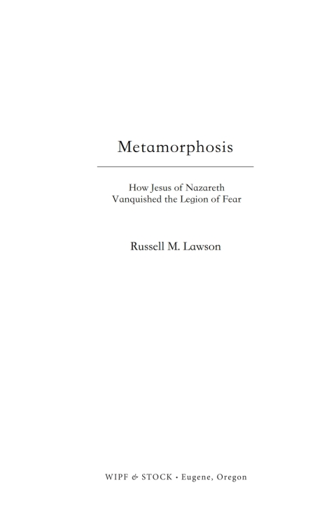 Cover image for book Metamorphosis