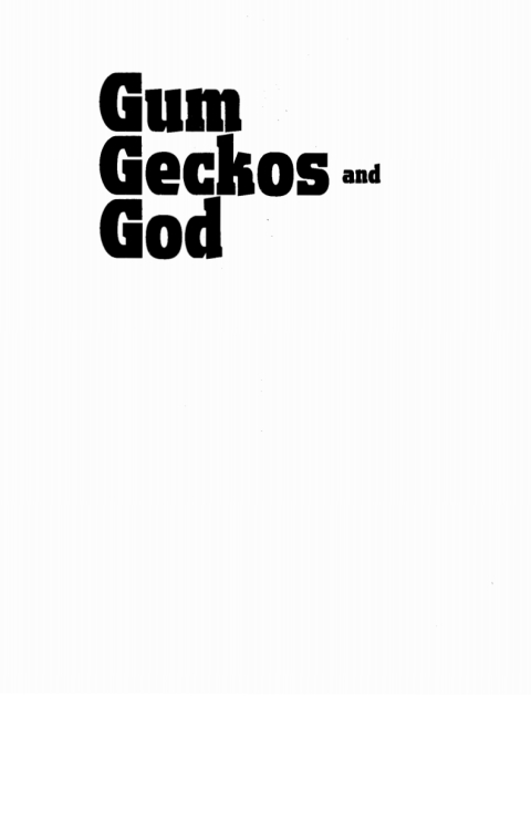 Cover image for book Gum, Geckos, and God