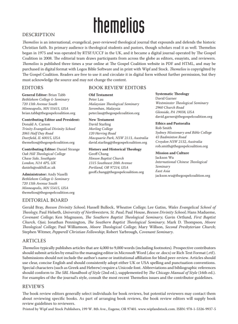 Cover image for book Themelios, Volume 44, Issue 2