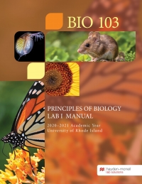 BIO 103: Principles of Biology Lab I Manual - University of Rhode ...