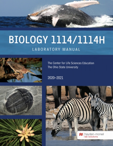 Cover image for book Biology 1114/1114H Laboratory Manual 2020–2021