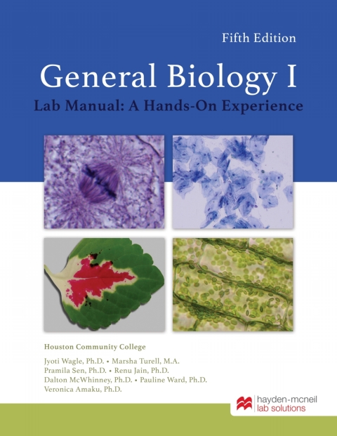Cover image for book General Biology I Laboratory Manual